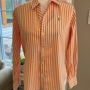 Ralph Lauren womens stripe shirt sz 10